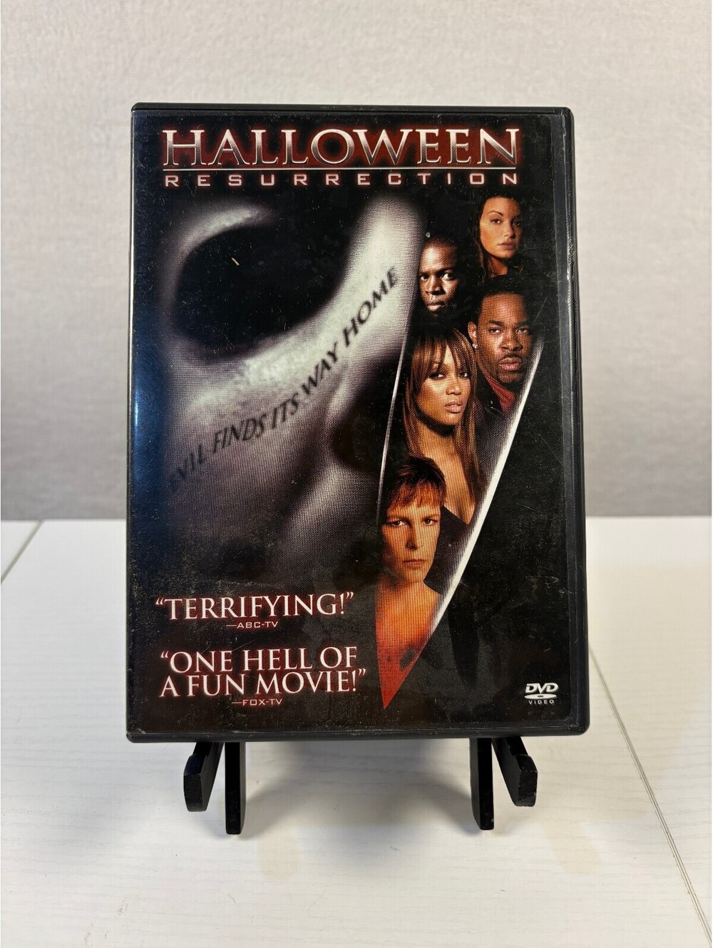 Halloween Resurrection DVD Jamie Lee Curtis Busta Rhymes Michael Myers Horror